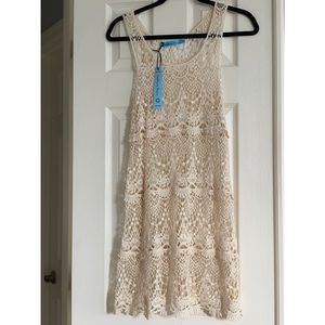 Solitaire Swim lace cover up dress!